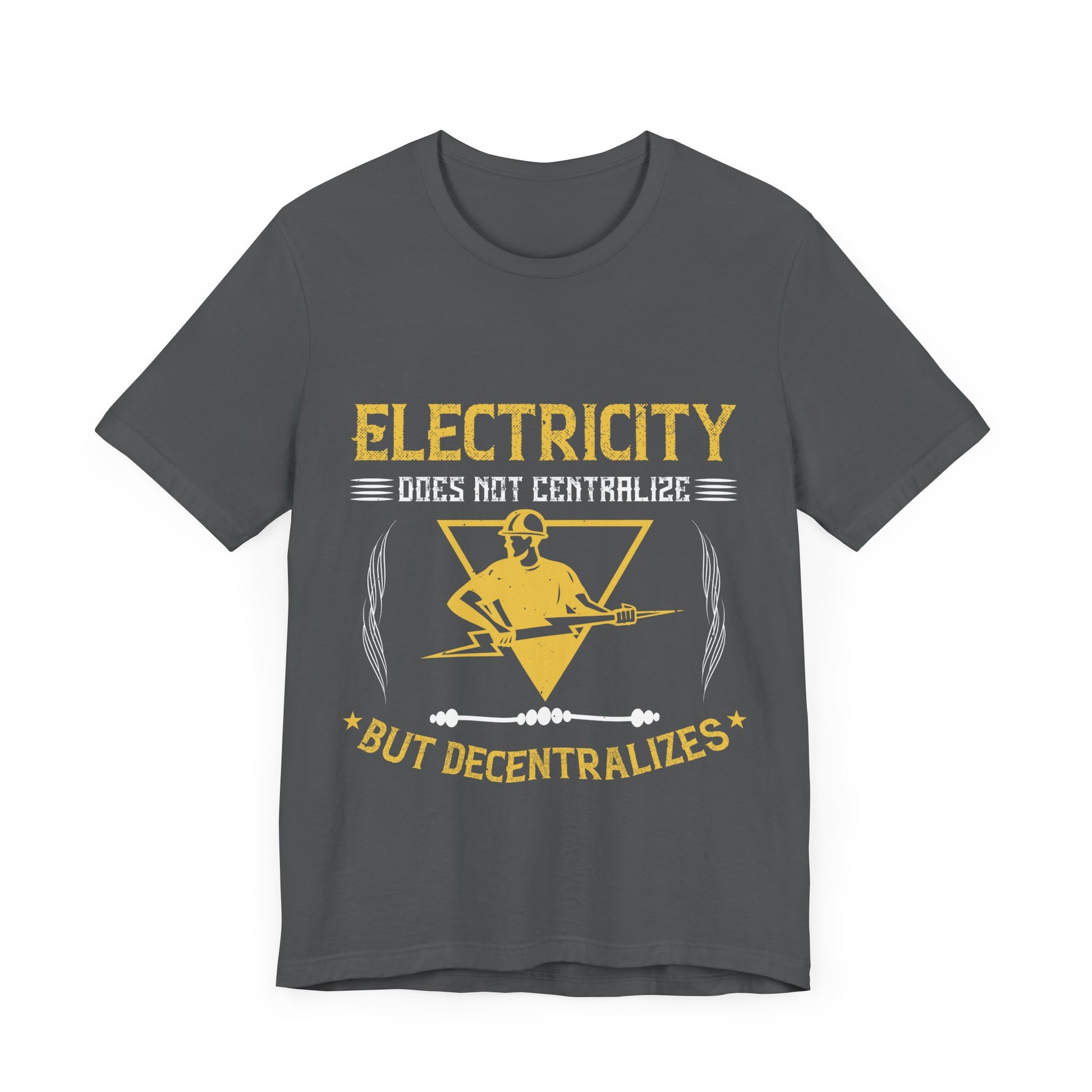 Electricity does not cetrlize but decentralizes