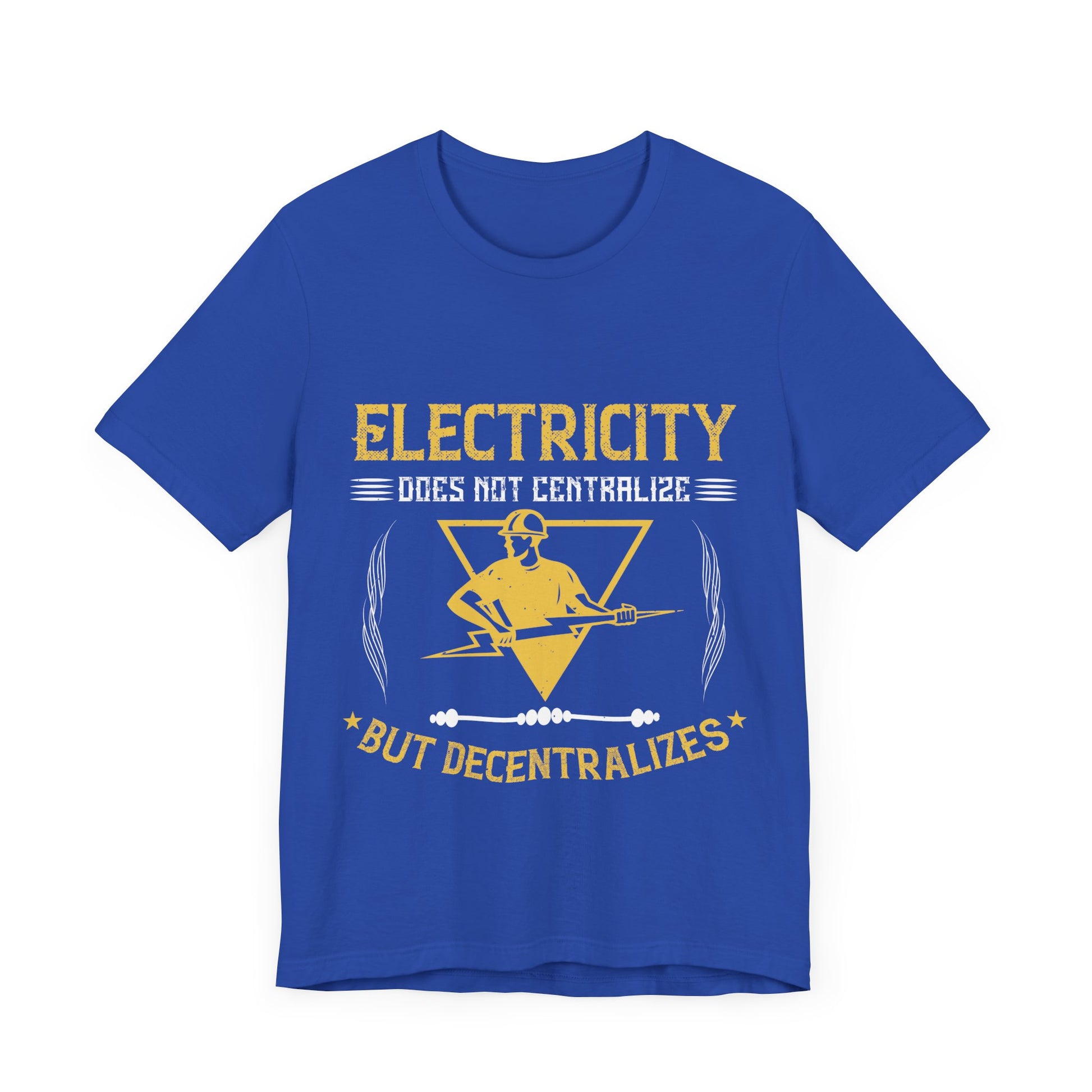 Electricity does not cetrlize but decentralizes