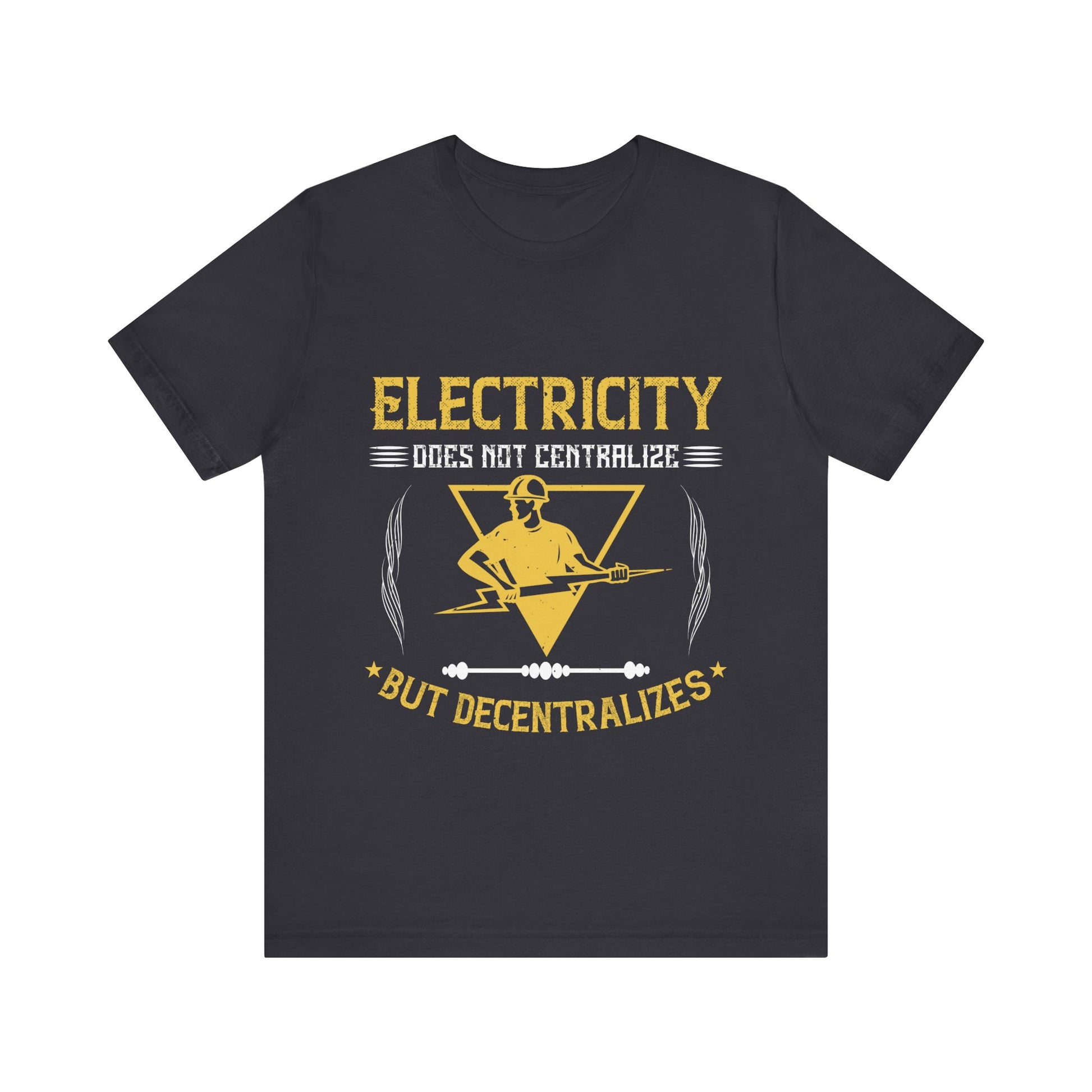 Electricity does not cetrlize but decentralizes