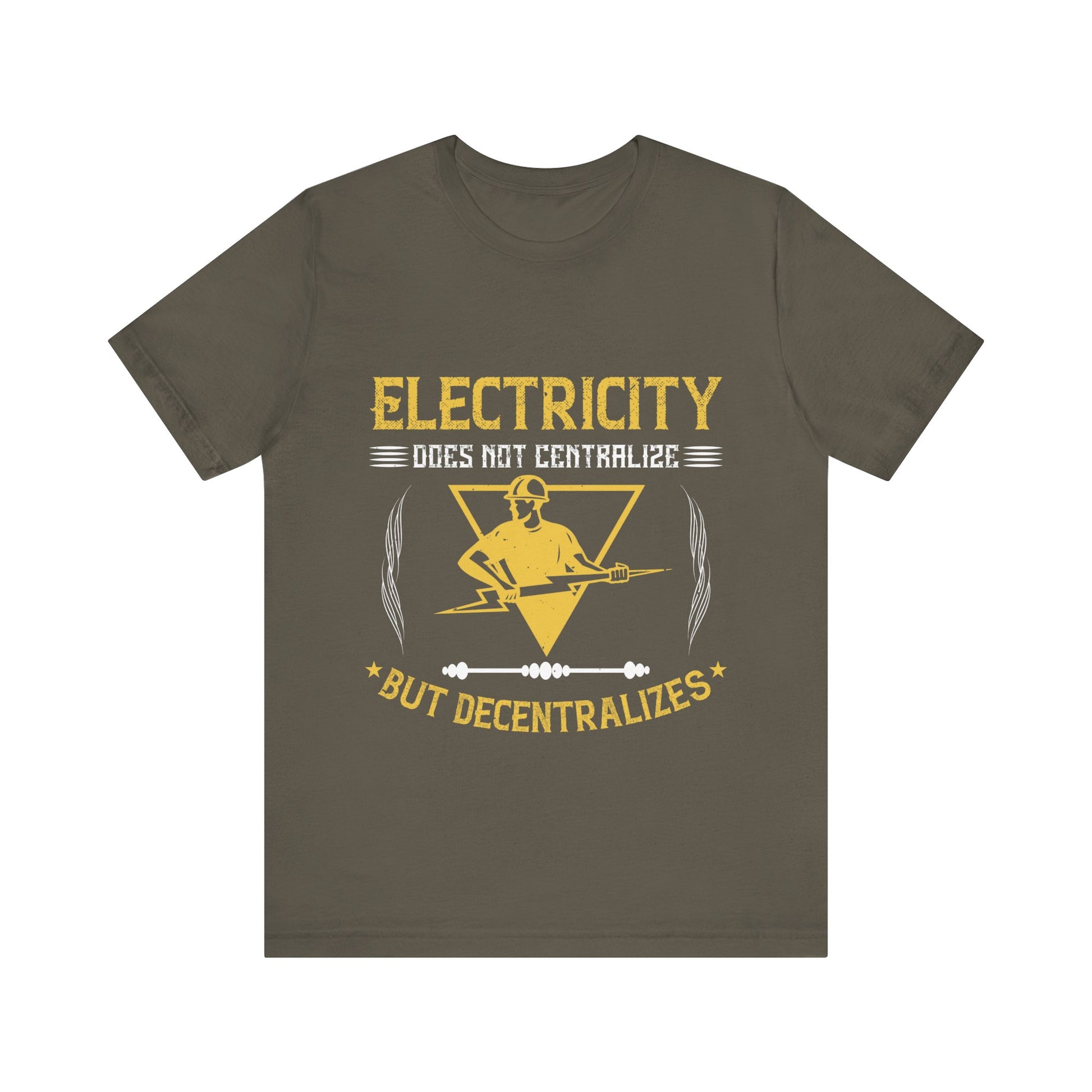 Electricity does not cetrlize but decentralizes