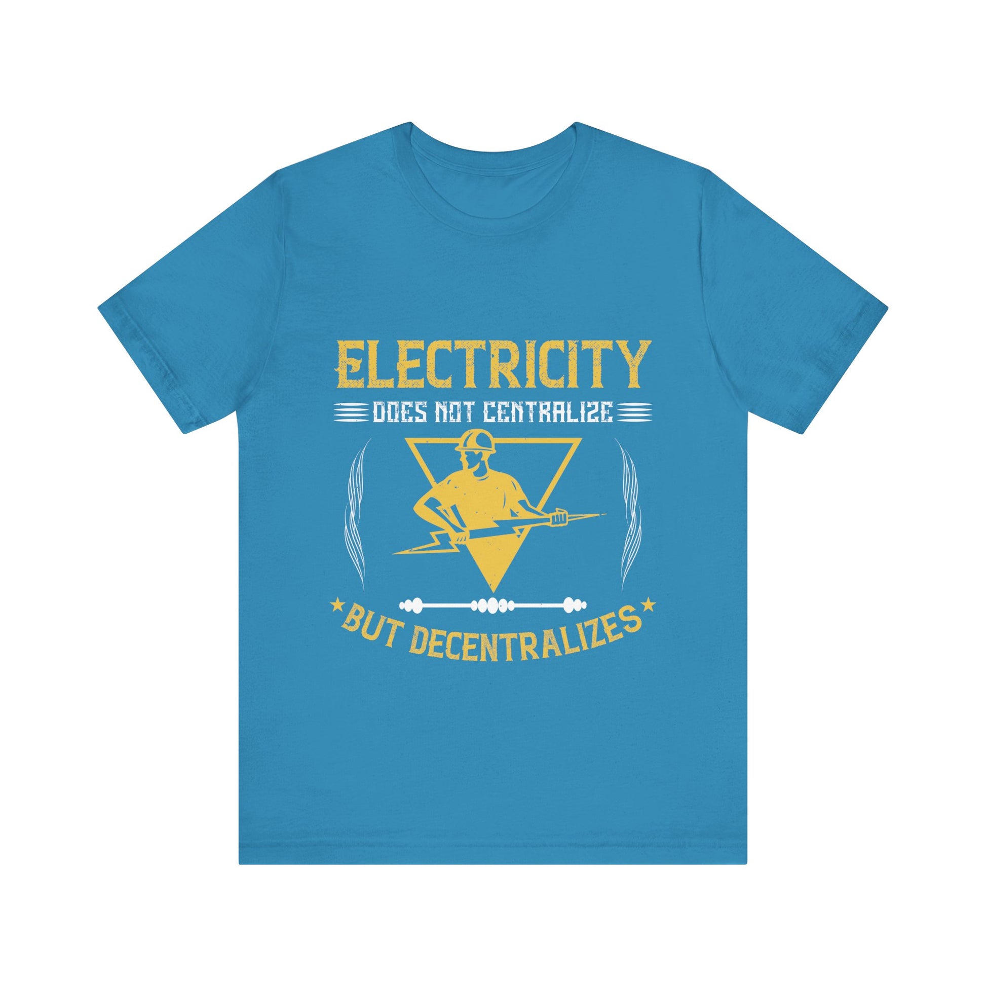 Electricity does not cetrlize but decentralizes
