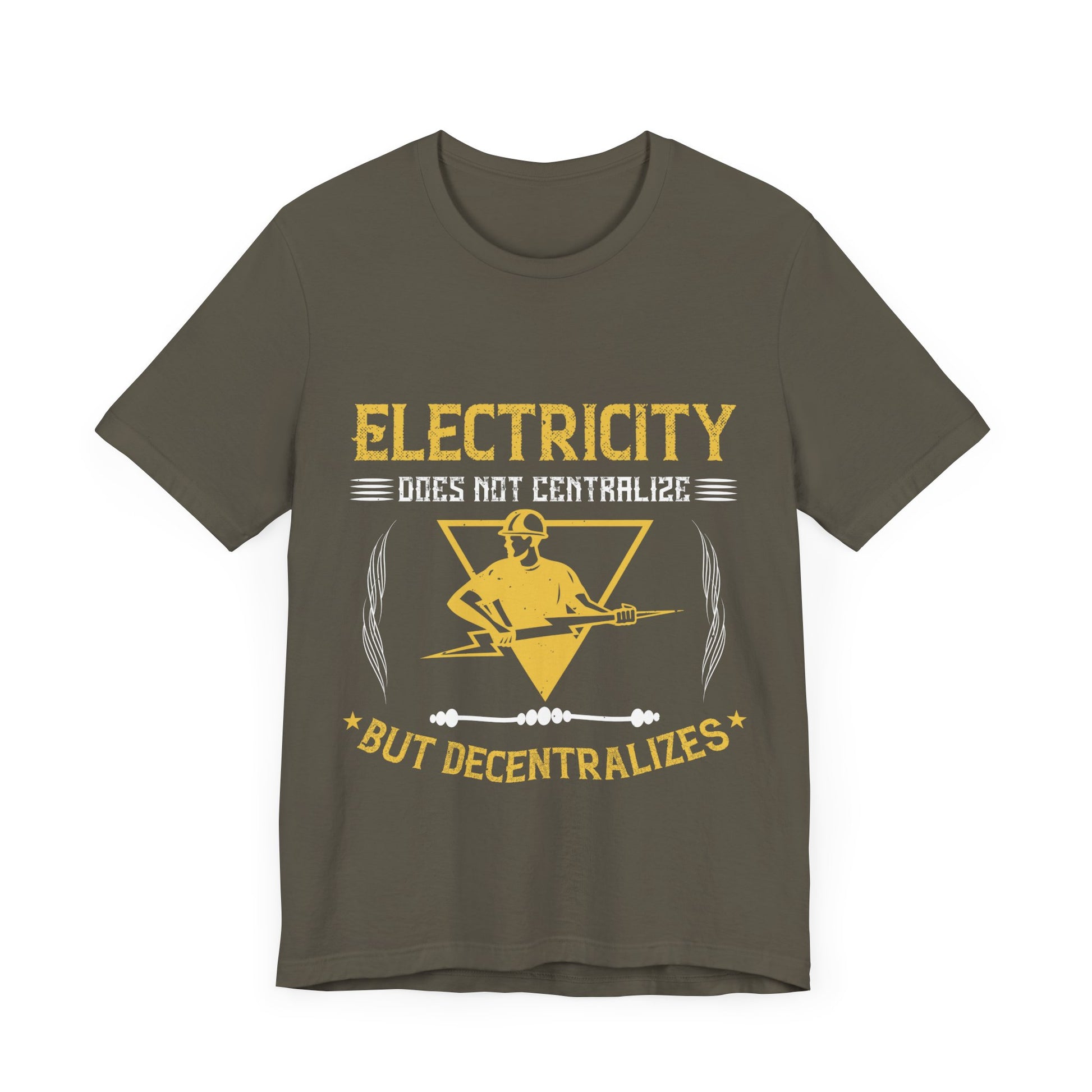 Electricity does not cetrlize but decentralizes