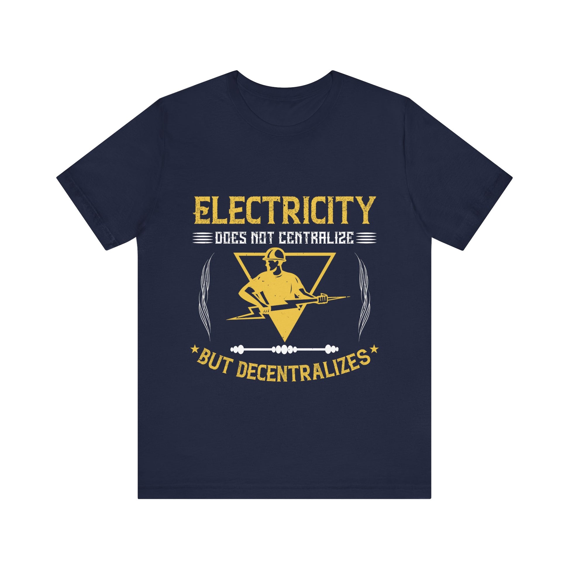 Electricity does not cetrlize but decentralizes