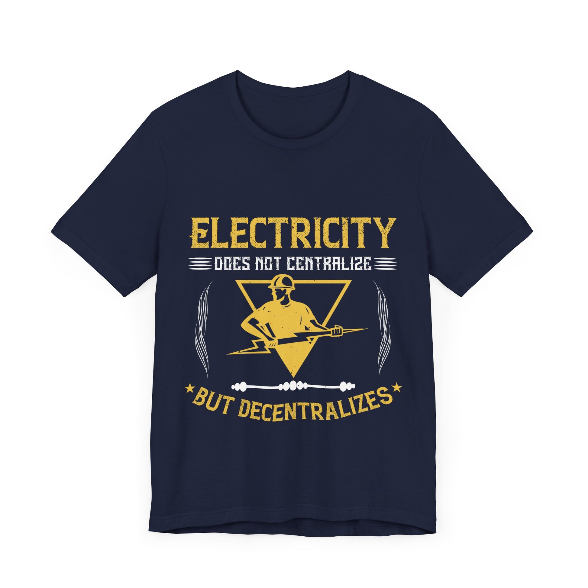 Electricity does not cetrlize but decentralizes