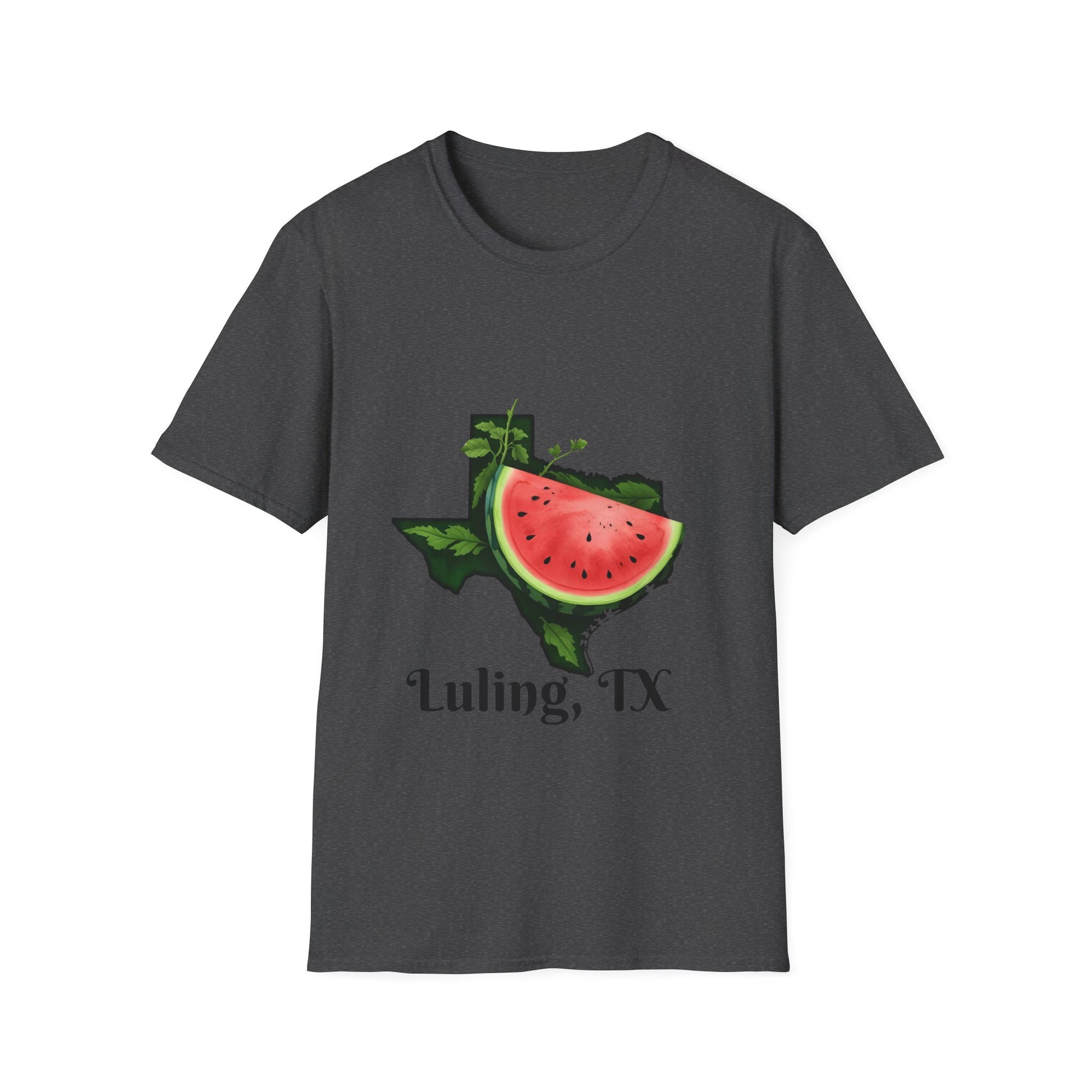 Luling Texas Watermelon Unisex T-Shirt | Summer Vibes Tee, Texas Pride Shirt, Gift for Him/Her, BBQ Apparel, Vacation Wear
