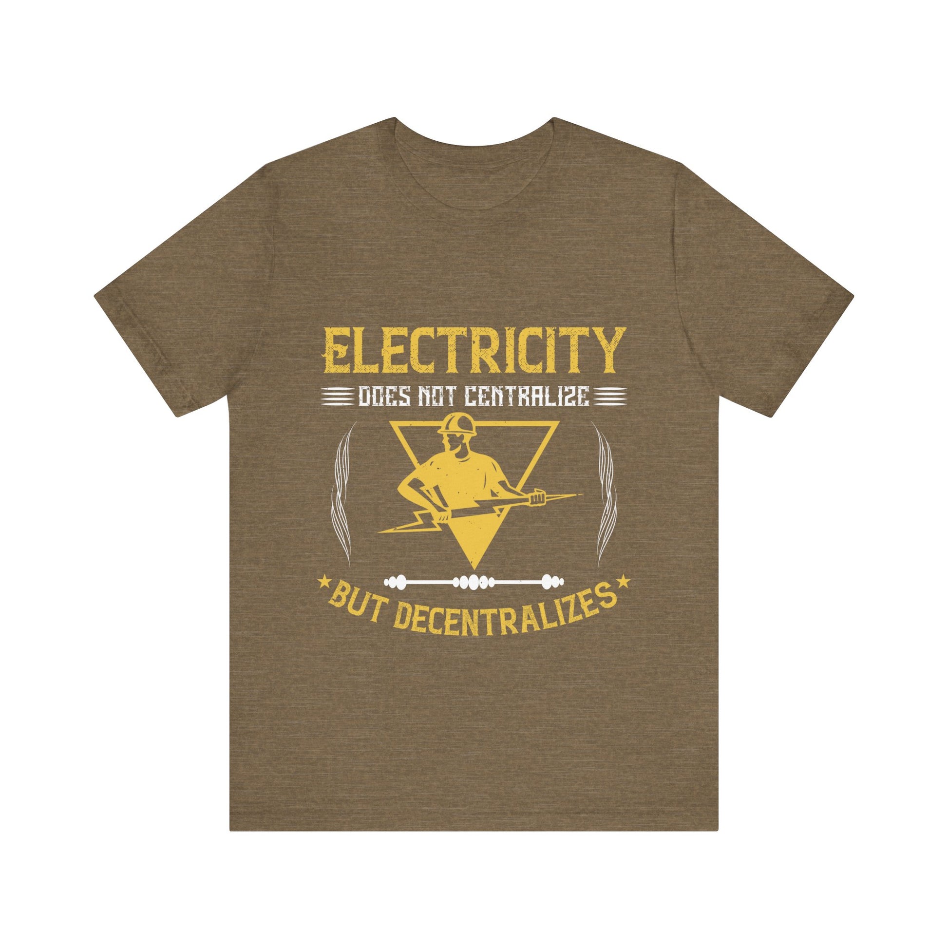 Electricity does not cetrlize but decentralizes