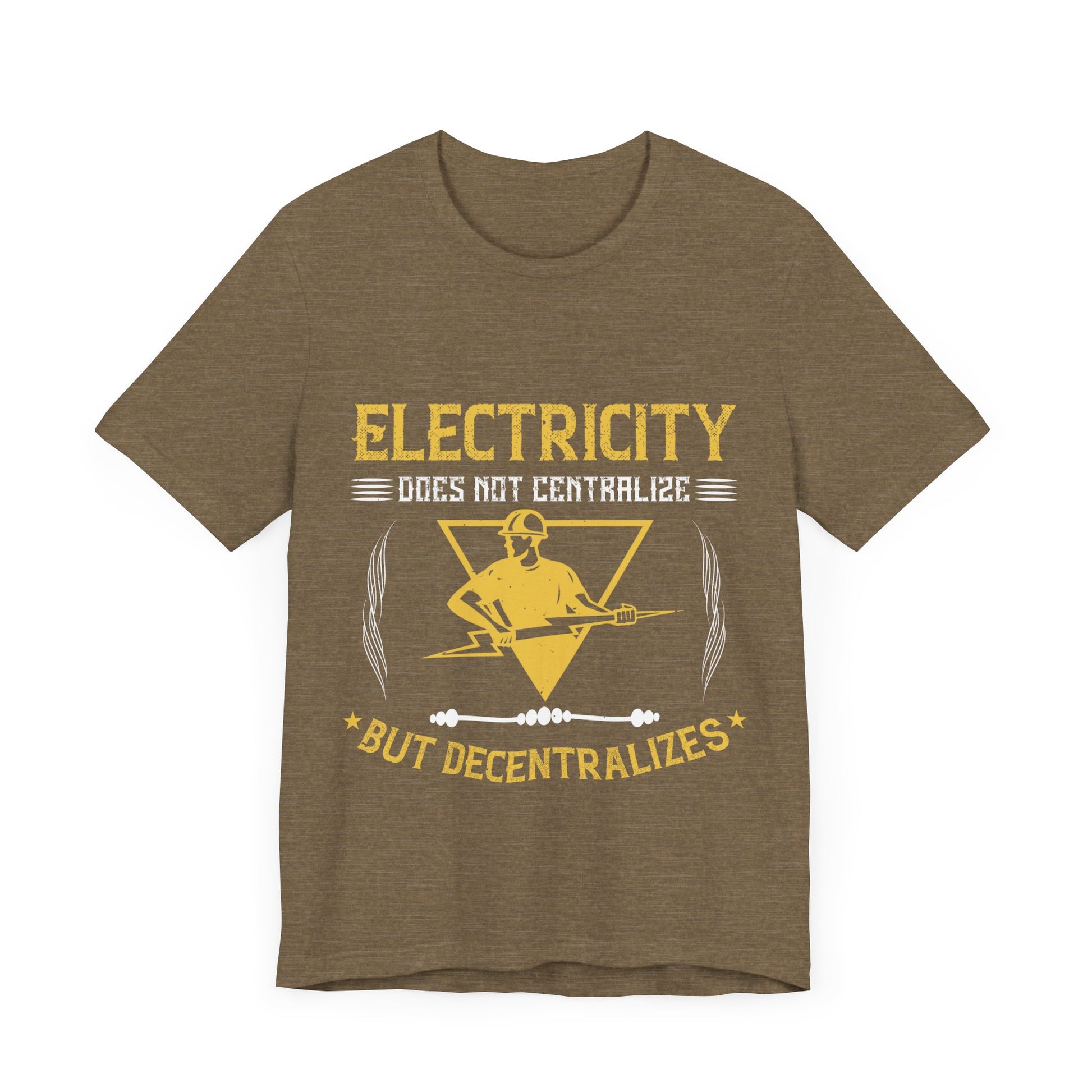 Electricity does not cetrlize but decentralizes