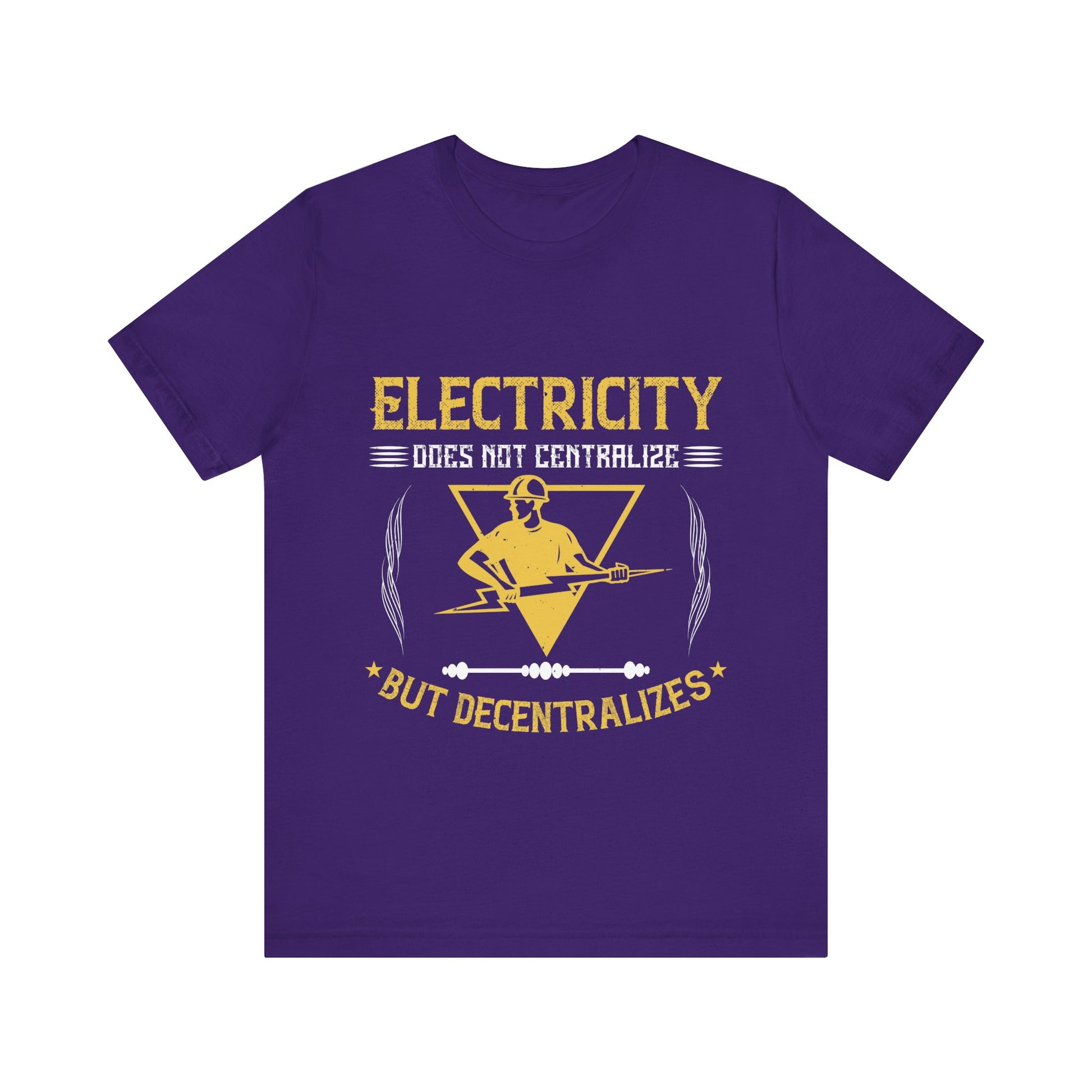 Electricity does not cetrlize but decentralizes