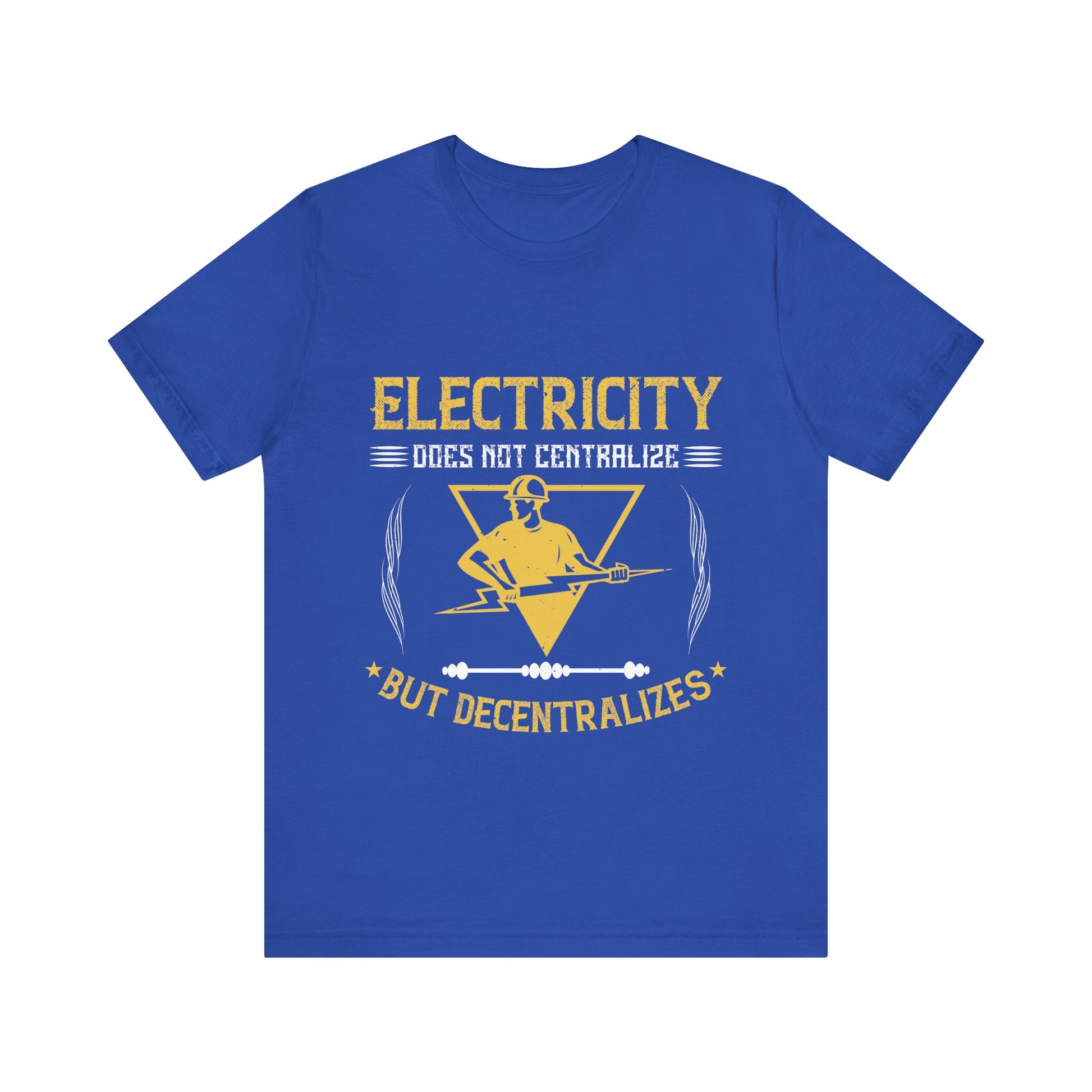 Electricity does not cetrlize but decentralizes