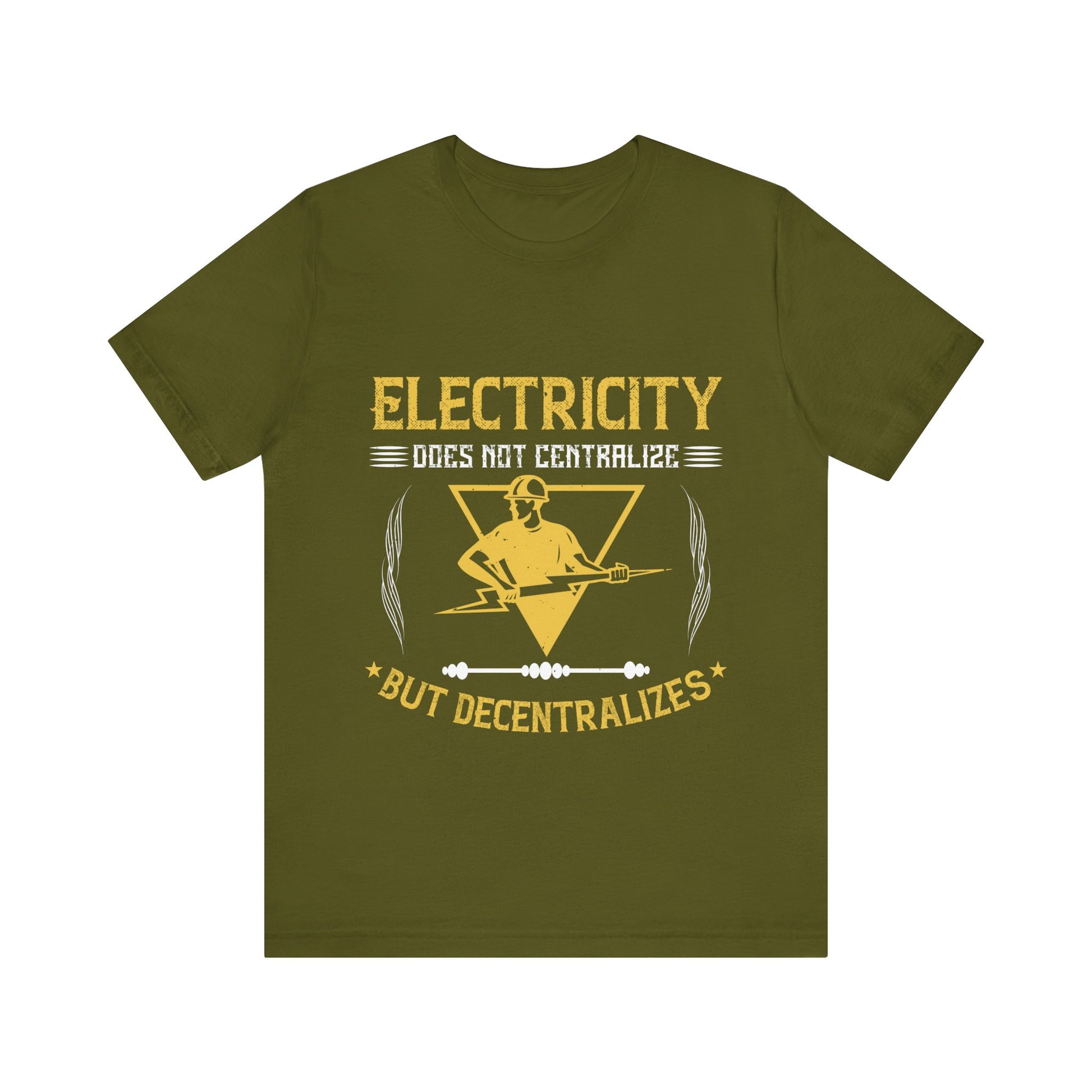 Electricity does not cetrlize but decentralizes