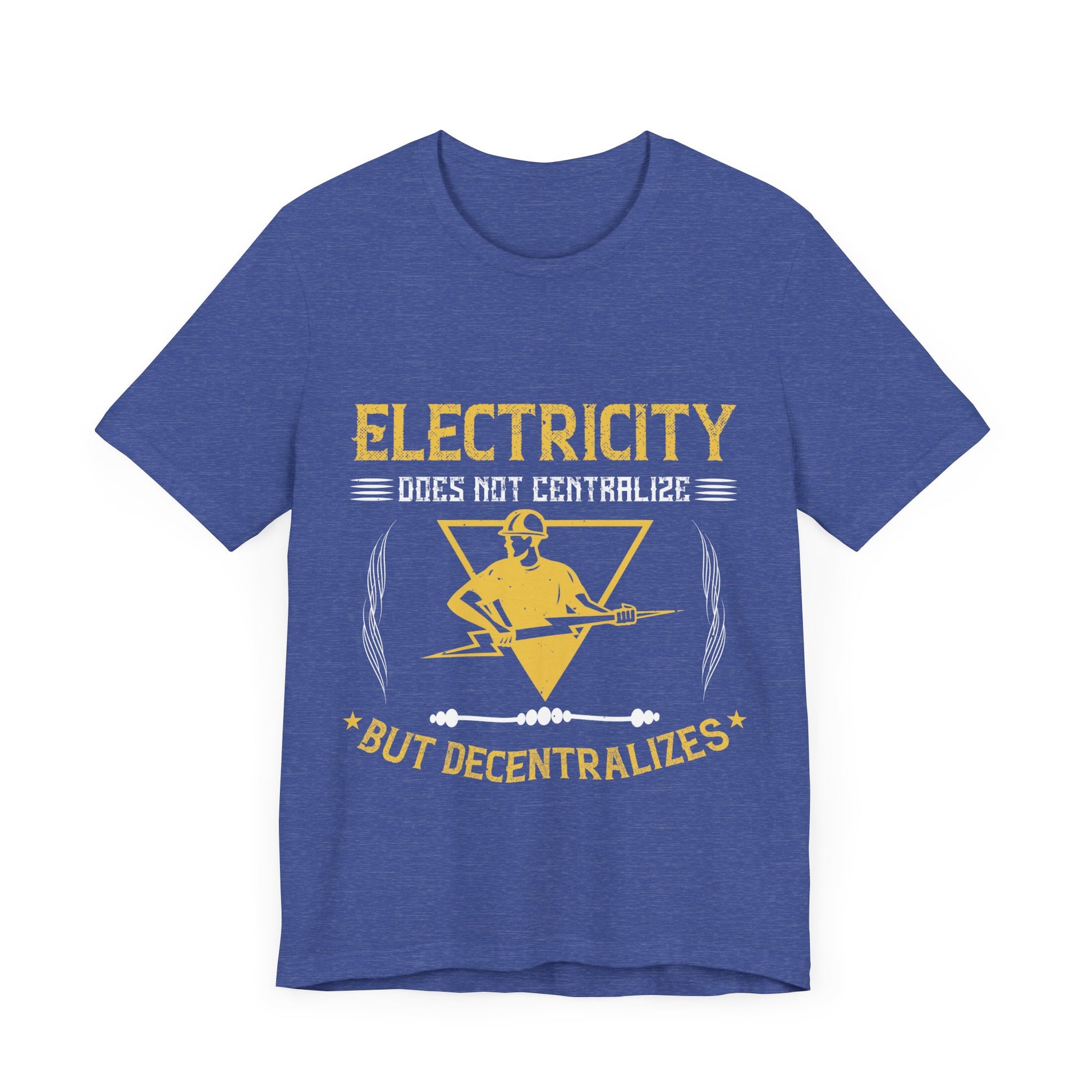 Electricity does not cetrlize but decentralizes