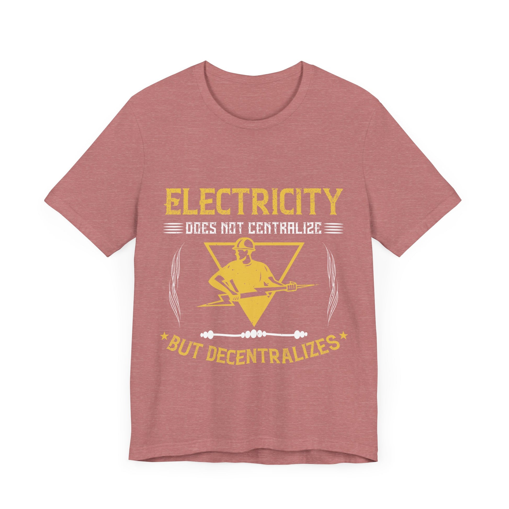 Electricity does not cetrlize but decentralizes
