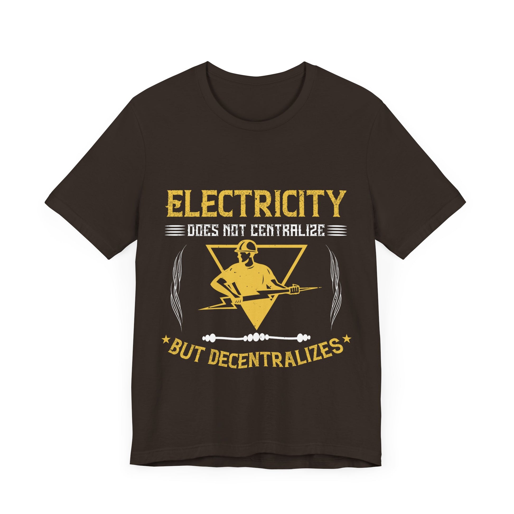 Electricity does not cetrlize but decentralizes