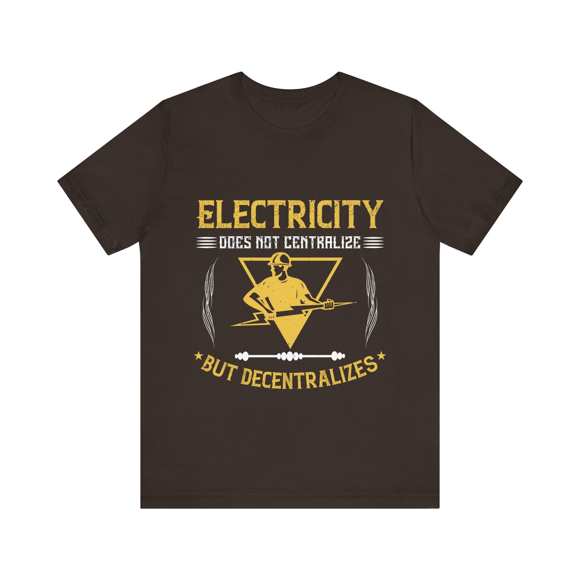 Electricity does not cetrlize but decentralizes
